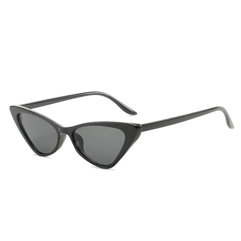 LBA Shades 97099 Cat Eye Sunglasses Vintage Retro Narrow Cateye Frame Trendy Cheap Sun Glasses for Women