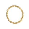 Beadsnice Customizable 14K Gold Filled Beaded Bracelets Trendy Ball-shaped Stretchable Stackable Bracelets for Anniversaries