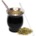 Mate Cup and Bombilla Set Reusable 18/8 Double Wall Stainless Steel 8 OZ Mate Cup Yerba Mate Cup