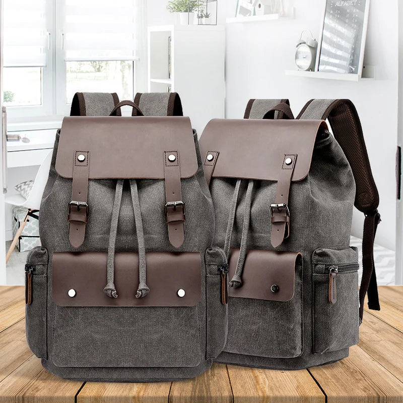 Hot Selling Retro Outdoor Casual Rucksack Breathable Backpack Computer Backpack