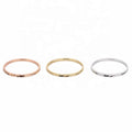 Isunni Cheap Italian S925 Sterling Silver Simple Starry Joint Line Ring Personality Fashion Stackable Rings
