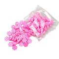 Wholesale Custom Model  Eyelash Tools High Quality Disposable Heart Shape Flower Plastic Glue Ring Glue Flower Cup