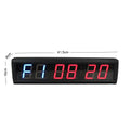 Indoor Home Single Person Training 2.3 Inch Display Digital Countdown Interval Clock LED Workout Gym Timer with Remote Control