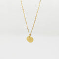 Alphabet Necklace Gold Plated Jewelry 24k From India Bijoux En Aci Inoxydable Gormite Stainless Steel Necklace for Women