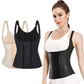 Heavy Duty Hourglass Waist Slimming Corset Waist Trainer Vest 25-29 Steel Boned Latex Vest for Women