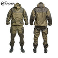 RTS Mens Outdoor Waterproof Cargo Tracksuits Hunting Uniform Trousers Sets Waterproof Cargo Camouflage Uniforms Tracksuits