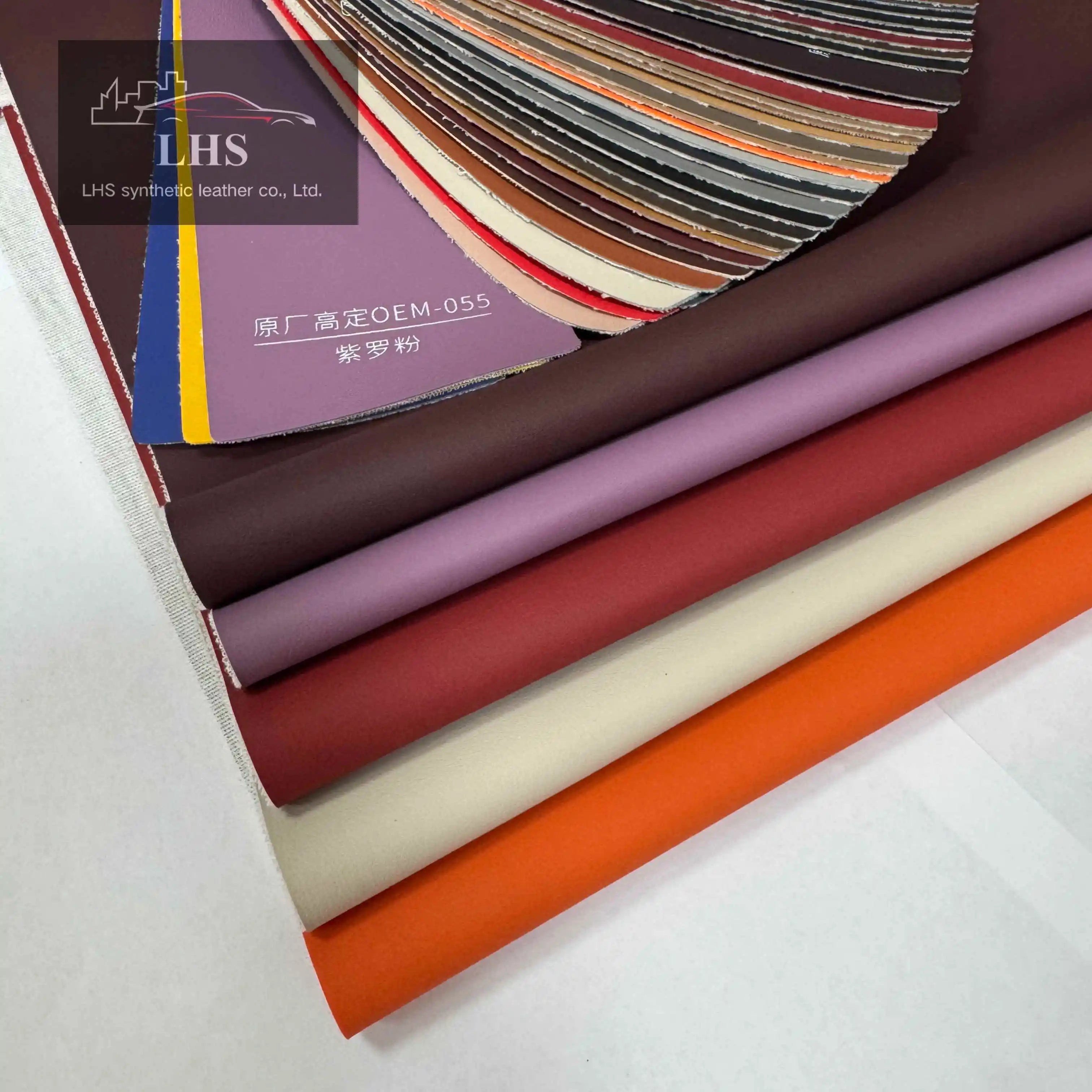 Waterproof and Stain Resistant 1mm Thick PVC Leather Car Seat Cover for Furniture Decorative Bags Use