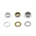 6 mm Eyelets Metal Holes High-strength Material Rivets Ventilation Holes Silver Metal Canopy Cloth Rope Hole Leather Rivets