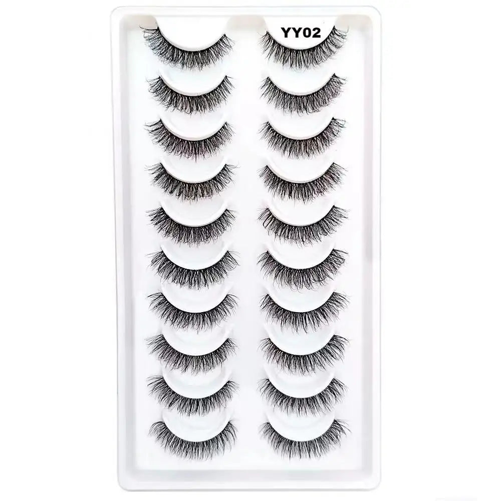 Wholesale Vegen 5d 3d Faux Mink Luxury Thick for Lashes Invisible Full Strip Clear Band with Custom Packaging