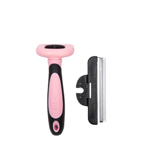 GMTPET Luxury Stainless Steel Plastic ABS Polyester Pet Grooming Kit Trimmer Replaceable Cutter Head Cleaning Feature Blue Pink