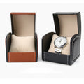 Curved Watch Box Packaging Box PU Leather Gift Box Watch Jewelry Display Storage Organizer Spot Wholesale
