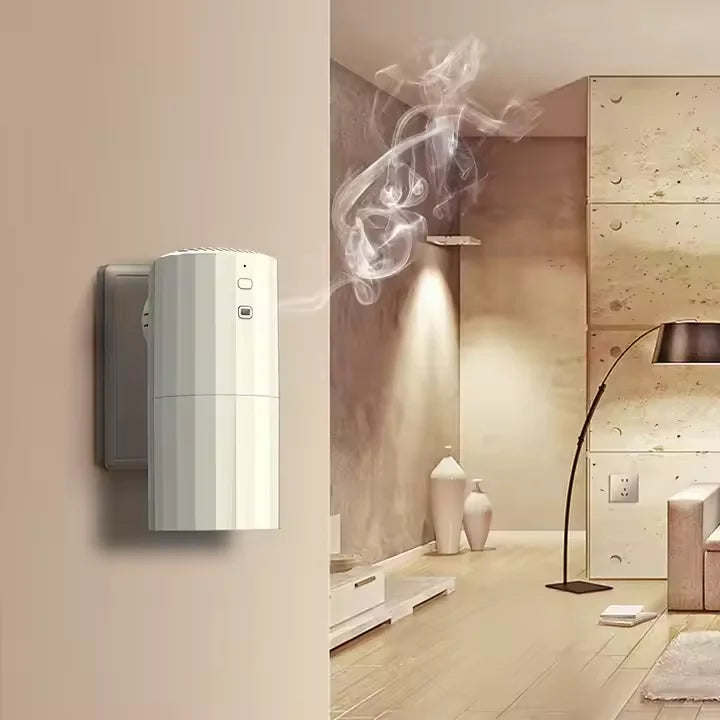 Portable Home Wall Plug in Waterless Essential Oil Fragrance Nebulizer Smart Wifi App Control Air Scent Diffuser Machine