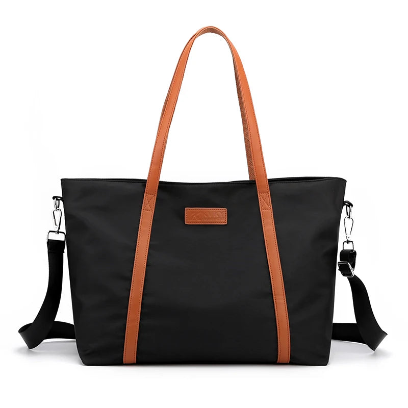 OEM Custom 2023 Fashion Waterproof Polyester Ladies Shoulder Tote Bags Handbags Female Work Bags