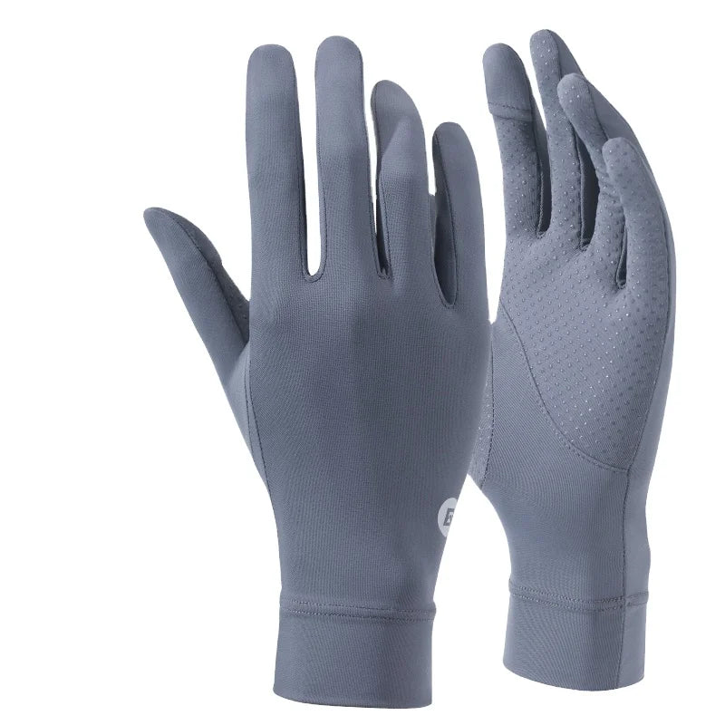 ROCKBROS Summer Ice Silk Women's Riding Gloves Wholesale Sunscreen Outdoor Sport Gloves with Sun Protection
