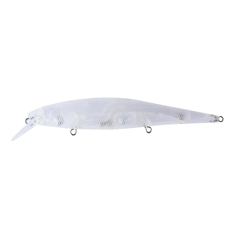 NO MOQ 140mm 12.41g Unpainted Fishing Lure Blanks  Minnow Bait Fishing Lure Body LQG30