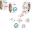 Custom Logo Printed Durable Adhesive Paper Roll Waterproof Scratch Resistant Cartoon Sticker for Craft Packaging Food