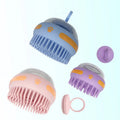 Dog Cat Bath Brush Silicone Massage Pet Brush Hair Grooming Cleaning Tool Shampoo Dispenser Cat Dog Bathing Brushes