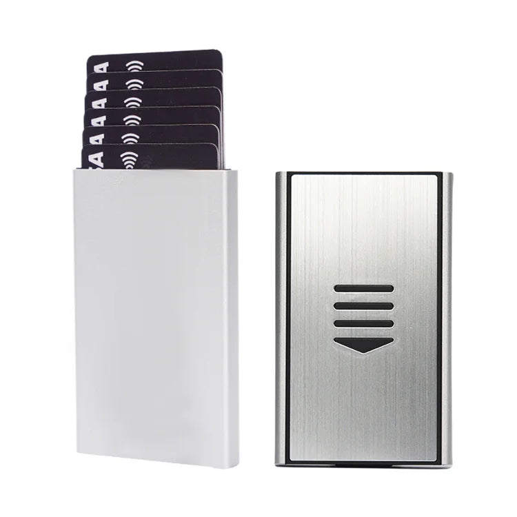 Hot Selling New Design Aluminum Case Business Card Holder Rfid Wallet