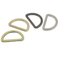Nolvo World 40mm 1.5"  Metal Flat Die Cast Snap Belt Hooks Metal  D Rings Buckle for Handbag Accessories
