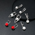 Zuola Popular Luxury Jewelry Drop Earring Silver Plated Peal Dangle Earring Custom Making Simple Trendy Stud for Women Earring