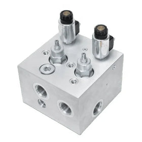 Flow Control Valve Aluminum Cast Iron Hydraulic Manifold Hydraulic Valve Block