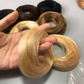 LLBeauty Hair Wholesale 100 Human Hair Wrap Curly Scrunchie Messy Hair Bun Extensions Chignon Hair for Women