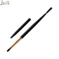 High Quality Black Metal Handle Rose Gold Ferrule Manicure Brush Nail Art French Oval Gel Brush