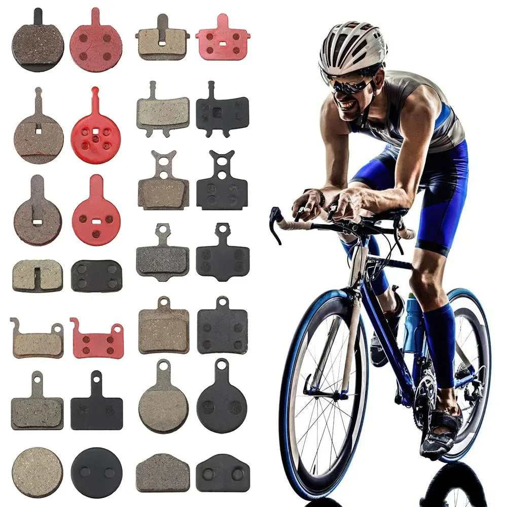 Bike Brake Pads High-Performance Semi-Metallic Disc Brake Pads for Mountain Bike Bicycle Brake Pads MTB Bike Parts