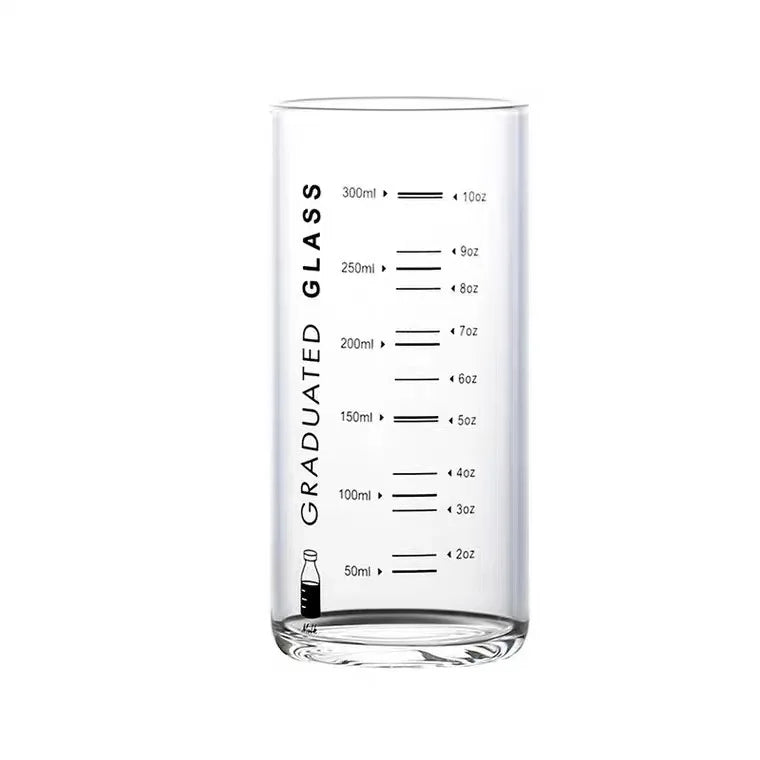 350ml 12oz Borosilicate Highball Highball Drinking Glass Cups with Measuring