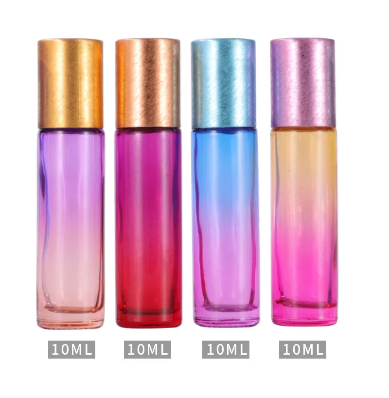 Empty Colorful Silicone Sleeve Protector for 1ml 5ml 10ml 15ml Thick Essential Oil Roller Bottle