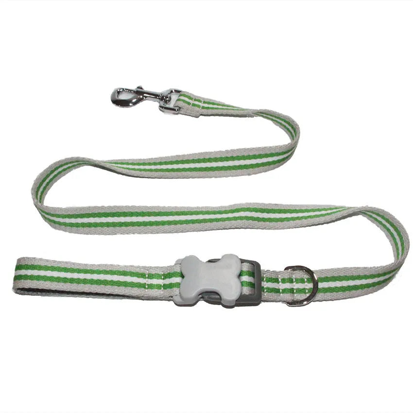 Hot Style Thickened Cotton and Hemp Dog Collar Pet Collar Leash Golden Husky Collar