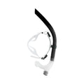WASPO S13 Glide Center Mount PVC & Silicone Dry Snorkel with Breathing Tube for Lap Swimming and Diving