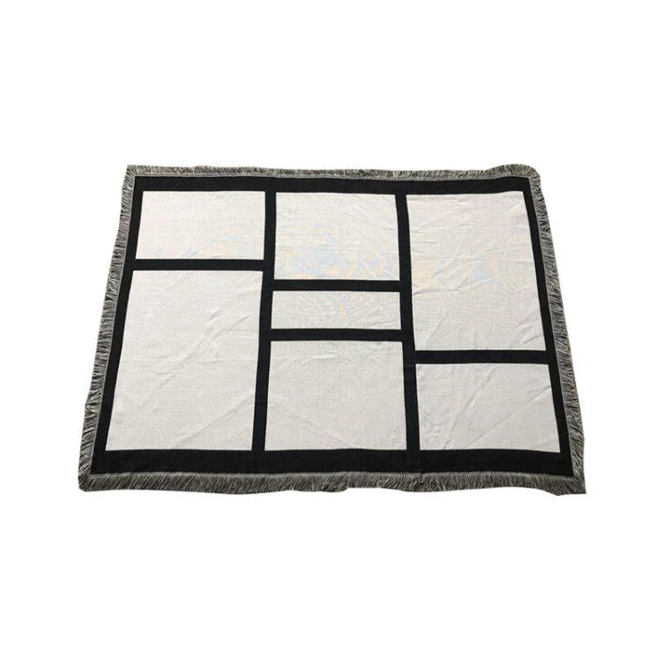 Woven Custom 20 Panel Photo Throw Blanket-Portable Four Seasons Home & Travel Use