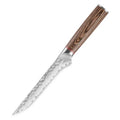 Kitchen Custom Made logo Brand Metal 5CR15 Stainless Steel Rose Gold Table White  Knives Boning Knife with Resin Wood Handle
