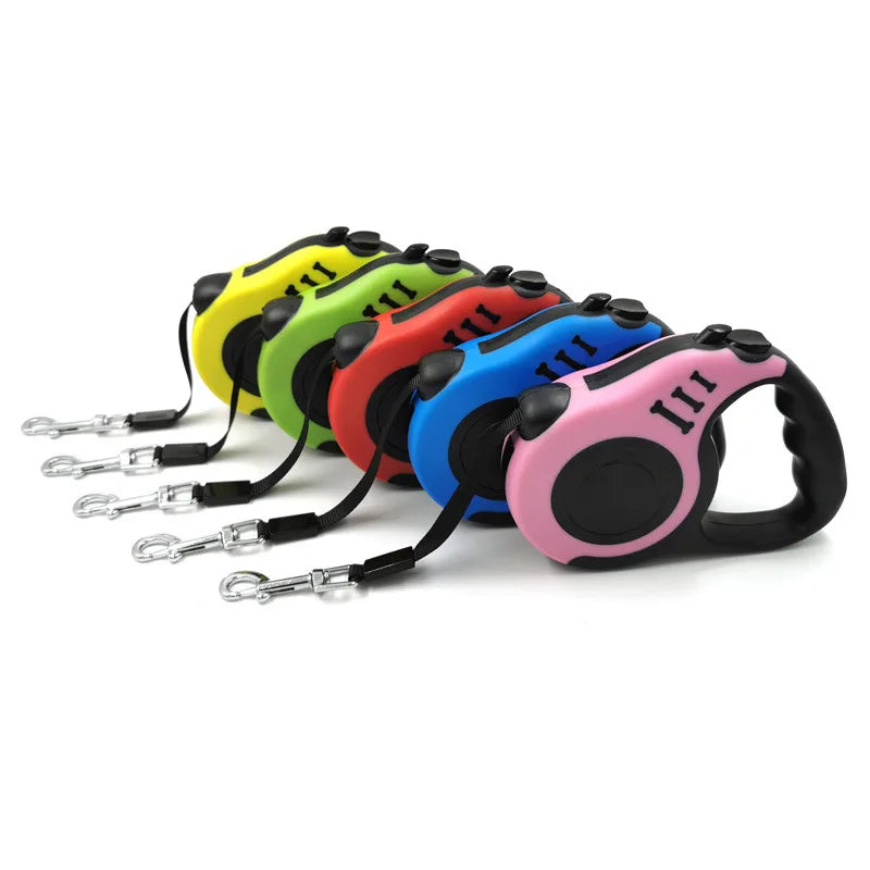 Retractable Dog Leash Automatic Telescopic Tractor Dog Tape Pet Tape 10/16 FT with Non-Slip Handle Suitable for Small and Medium