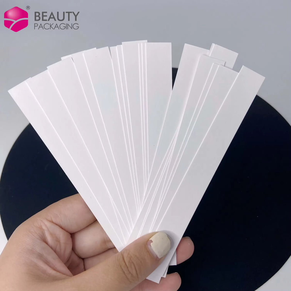 Custom Printing Absorbent Perfume Fragrance Test Paper Holder Perfume Testing Smelling Strips for Perfume