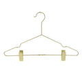 Customized Stand Clothes Hanger Rack Save a Space Silvery Golden Rose Golden With Adjustable Clips