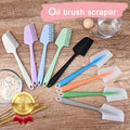 2-in-1 Non-Stick Silicone Baking Tools Butter Grease Brush & Oil Scraper One-Piece Kitchen Cake Utensil for Dough