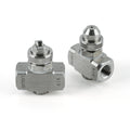 1/4" J-Type Conventional Air Atomizing Nozzle Ultra-Fine Non-Adjustable Air Liquid Humidifying Spray Nozzle New Condition