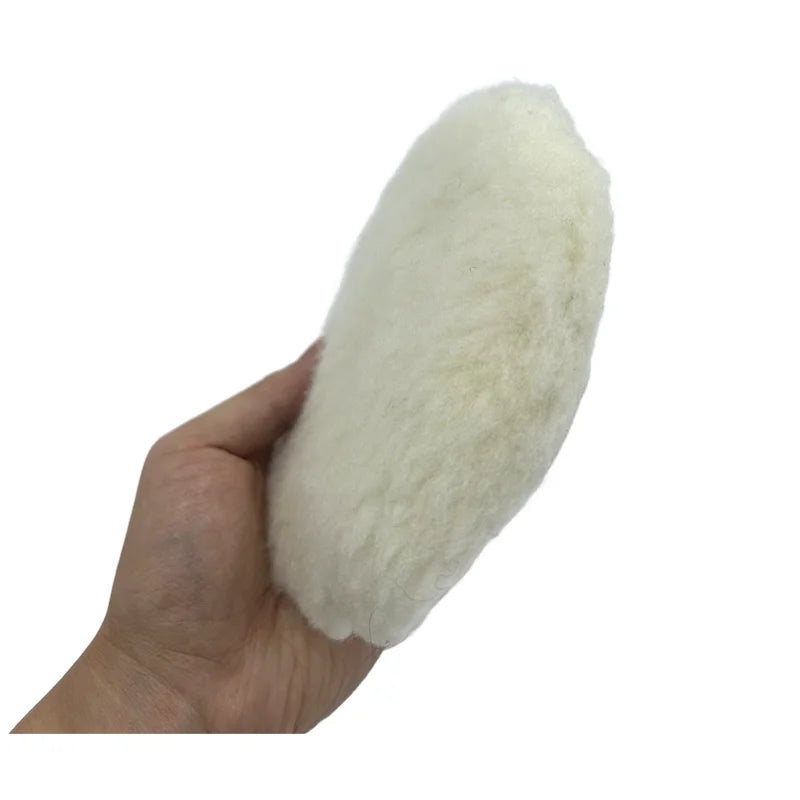 Buffing King OEM Customize 6-Inch Medium Cut Wool High Efficiency Car Polishing Buffing Pad for Car Bodies DA RO GA
