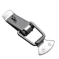 Ruilichuang J102 304 Stainless Steel Silver Toggle Latch Lock with 120KG Bearing Capacity and Bag & Carton Box Packaging