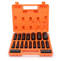 Durable 18 Pcs Heavy Duty Impact Socket Set 1/2 Crmo Combination Tool Socket Set
