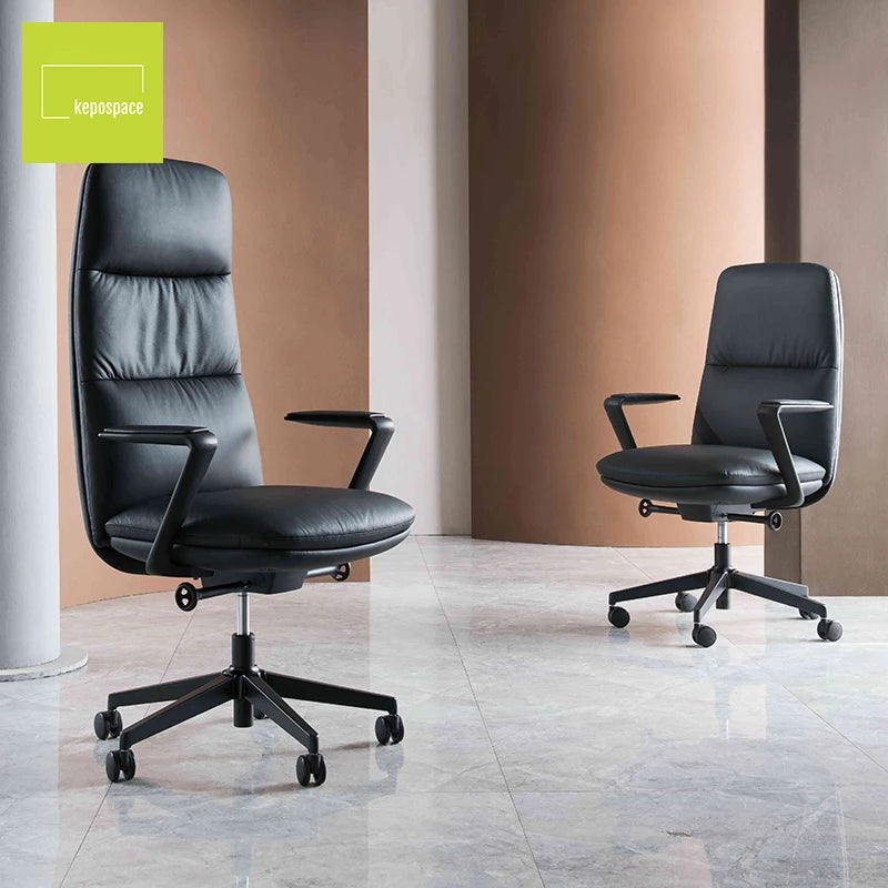 Wholesale Pu Leather Executive Office Chair Boss Swivel Revolving Office Manager Leather Chair