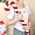 Christmas Candy-Style 15-90CM Home Packaged Tree Ornaments Red White Plastic Painted Crutch Props for Dance Shooting Factory MegaBDM