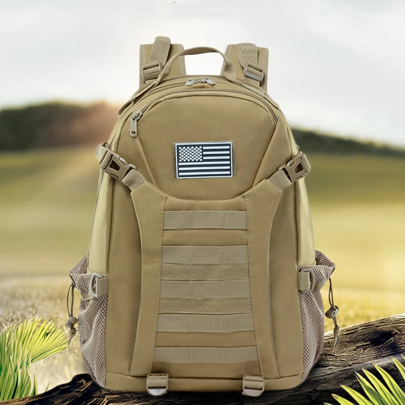 Tactical Backpack Men Camping Backpack 30L Waterproof Outdoor Trekking Travel Bags With Side Pockets