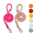 Esty Hot Items 2024 Luxury Dog Leash for Large Dog Colorful Pet Rope Leash Classic Polyester Leash for Pets Gold Hook