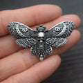 Insect Animal Brooches Witchcraft Jewelry Dead Head Skull Butterfly Hawk Moth Brooch