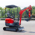 Earth-Moving Machine!! 6500USD 1Ton 1.8Ton Mini Excavator 1800KG Small Digger With Hydraulic Thumb  Cheap Prices for Sale