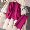 S-3XL Spring and Autumn New Fashion Royal Sister Suit Two Piece Set Korean Fashion Women's Professional Suits