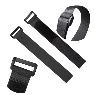 Customized logo Nylon Cinch Strap with Buckle Multi-functional 10 12 16 18 20 Inch Hook and Loop Tape Strong Cargo Lashing Belt